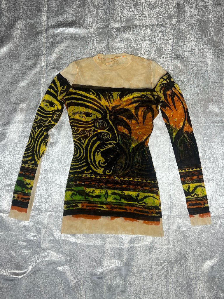 Rare 1994 Vintage Jean Paul Gaultier Mesh Top